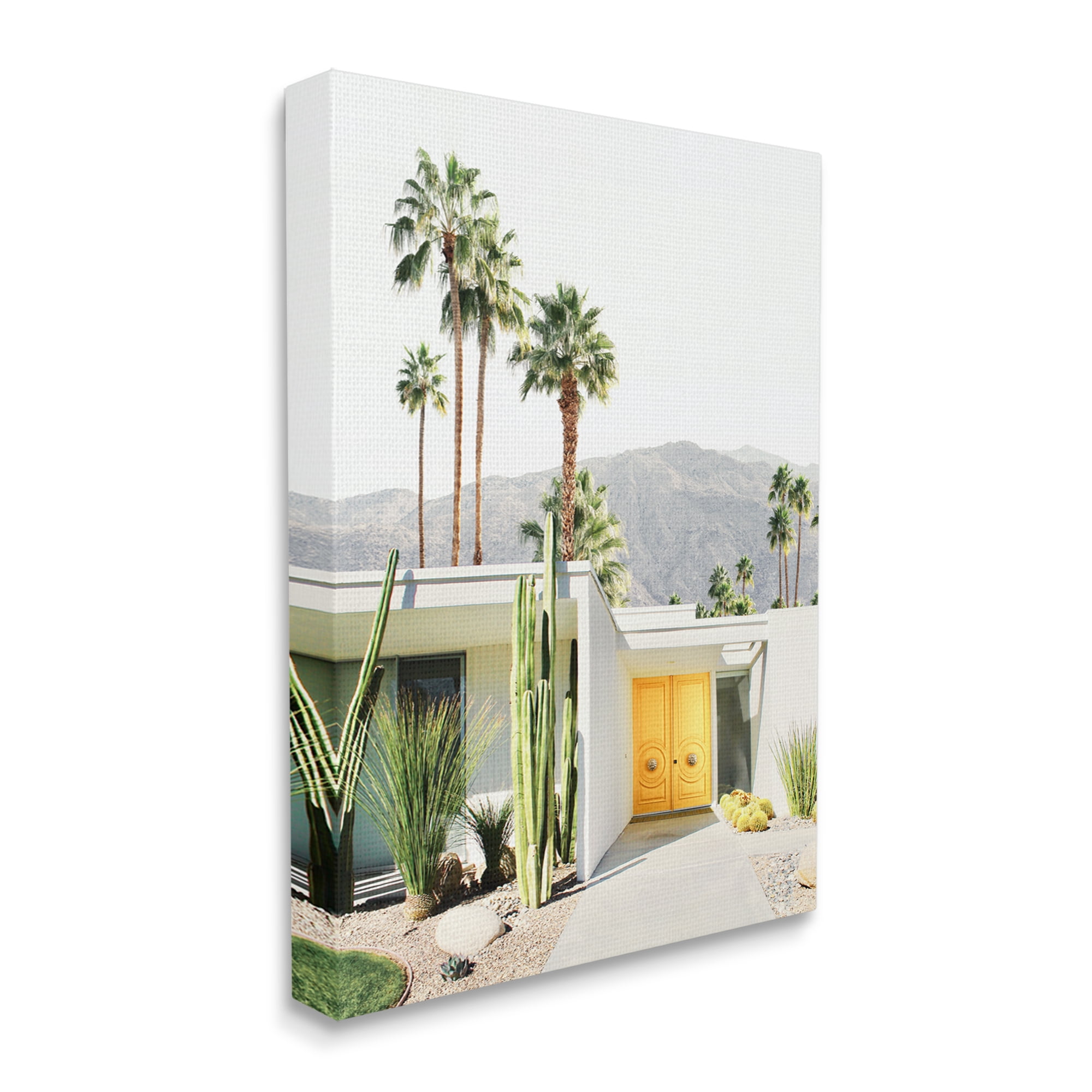 Stupell Industries Palm Springs House Photography Botanical & Floral Photography Gallery Wrapped Canvas Print Wall Art, 30 x 40