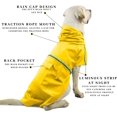 thumbnail image 5 of Impermeable para perros con capucha, chaqueta impermeable transpirable para perros, impermeable para mascotas, poncho de lluvia para cachorros con tiras reflectantes, 5 of 5