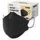thumbnail image 3 of Mascarillas LEVENIS KN95, paquete de 100, mascarilla KN95 transpirable, cómoda y desechable, color negro, 3 of 4