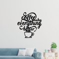 thumbnail image 3 of Handmadetneonsign Coffee Makes Everything Better Metal Wall Art Light, Words Metal Sign Wall Decor, Quote Metal Decor 49696, 3 of 5