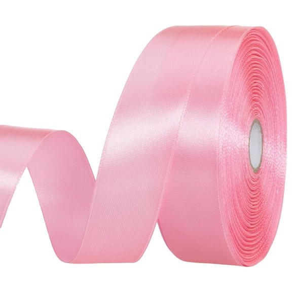 FNGZ Packaging Ribbon, Solid Satin Ribbon 25 Yards Roll For Wedding Sewing Projects Wrapping Invitation Embellishments And Crafting Projects Etc