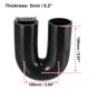 thumbnail image 3 of Manguera de silicona Unique Bargains 57mm 2.25 ID 180 Grados Codo Negro para Coche, 3 of 6