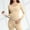 Beige, variant on TMOYZQ Womens Fleece Line Underwear Sets Thermal Warm Winter Seamless Comfort Loungwear 2 Piece Thick Base Layer Top & Bottom on Clearance
