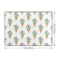 thumbnail image 2 of Area Rugs For Living Room Decor - Fun Green Ice Cream Print Soft Anti Slip Throw Washable Rugs 5x7 For Bedroom, Indoor Carpet For Bedroom Living Room 80x58In, 2 of 7