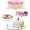 Round Without Light, variant on Cupcake Stand, Round Cake Stand, 4 Tier Cupcakes and Cakes Comb for 8-12 Inch Cakes, Tiered Cupcake Tree Tower, Clear Dessert Display Stand for Dessert Table Wedding Birthday Party