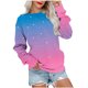 thumbnail image 1 of ICHUANYI Clearance Fall Women Fashion Printed T-shirt Long Sleeves Blouse Round Neck Casual Tops Blouse ICHUANYI "ICHUANYI", 1 of 5