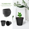 thumbnail image 4 of 2pcs Plastic Flower Pots Household Large Size Round Succulent Planting Pots, 4 of 9