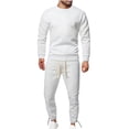 thumbnail image 2 of Njoeus Men's Tracksuit 2 Piece Sweatsuit Set Long Sleeve Pullover Athletic Sports Casual Jogging Suit for Men Big & Tall (M-5XL), 2 of 9