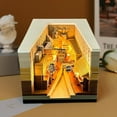 thumbnail image 1 of 3D Memo Pads with Lights,Diagonal Alley 3D Stick Notes Papers Card Craft,3D Art Notepad Non-Sticky Stickers Notepads Office Decor Gifts for Colleague/Friends, 1 of 6