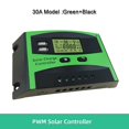 thumbnail image 4 of Solar Charge Controller 30A PWM 12V 24V LCD Display Solar System Controller Dual USB Output Panel Battery Charger Regulator, 4 of 8