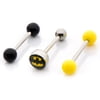 WB- Stainless Steel 14G Batman Bar, 3 Pack