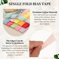 thumbnail image 3 of Uxcell Single Fold Bias Tape, Wide Cotton Bias Binding Tape Hemming for DIY Crafts Garment Sewing Seaming Piping Light Pink, 3 of 7