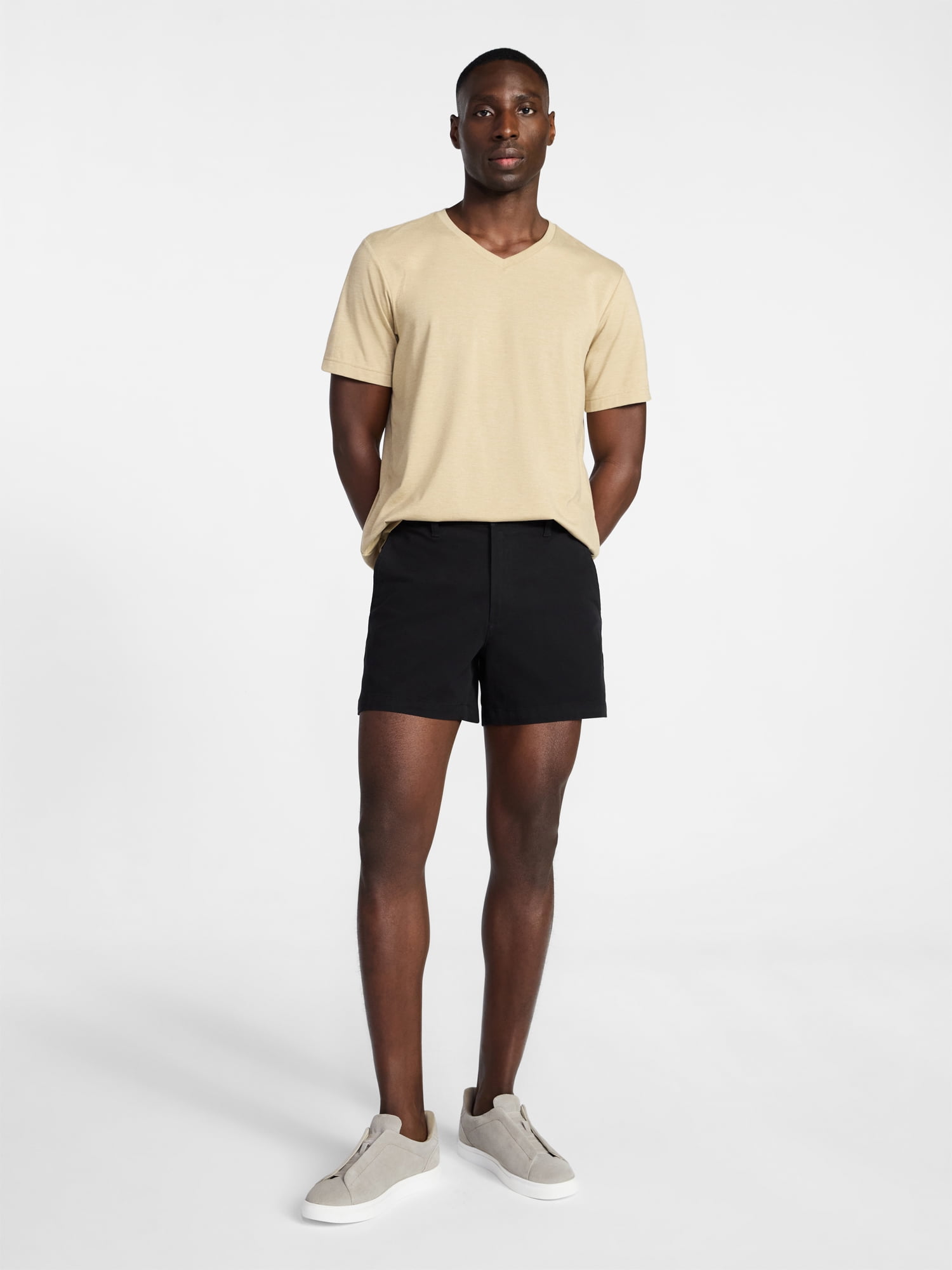 George Men's & Big Men's Modern Fit Flat Front Shorts, 5", 7", 9" Inseams, Sizes 28-54