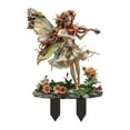 thumbnail image 3 of Tree Man Fairy Earth Statue ,Garden Fairy Stakes Tree Man Garden Stakes, 2D Acrylic Flower Pot Decoration for Outdoor Yard Patio,Flower Pot Stake Ornaments, 3 of 8