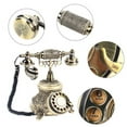 thumbnail image 3 of Vintage Antique Telephone European Old Fashioned Rotary Dial Phone Handset phone, 3 of 13