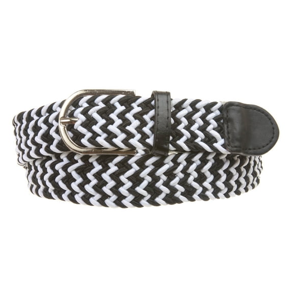 1 1/4'' Braided Woven Elastic Stretch Belt