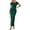 Dark Green, variant on PRETTYGARDEN Women Summer Dress , Short Sleeve Ruched Bodycon Maxi Dresses, Elegant Cocktail Wedding Guest Party Outfit