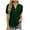 #Army Green, variant on Xixinqiwan Today Women Summer TopsWomen's V Neck Summer Tops Short Cap Sleeve Casual Henley Shirt Cute Loose Fit Button T Shirts