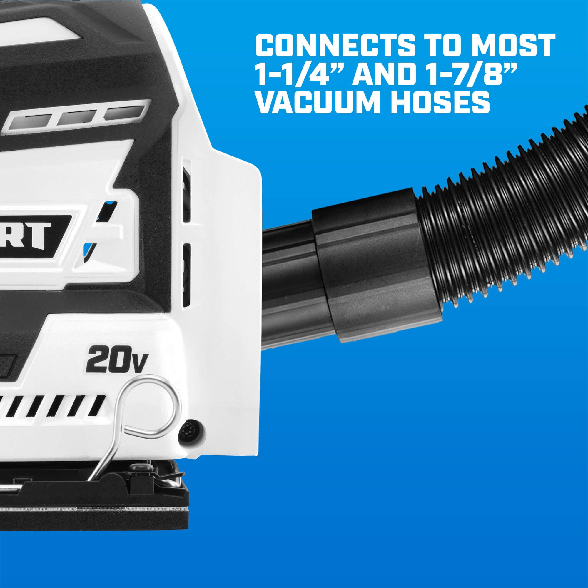 HART 20 Volt Cordless 1 4 Sheet Sander Kit 1 2.0Ah Lithium Ion Battery Walmart