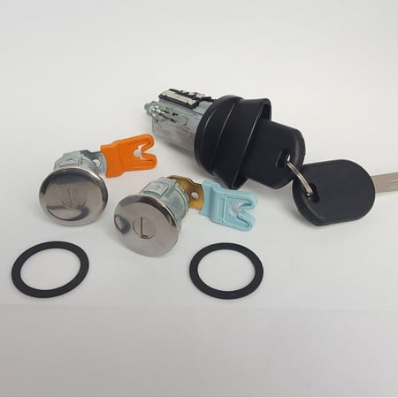 - Ford Ignition Switch Cylinder Lock Pair of 2 Door Lock Cylinders 2 x H84 Keys