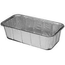 Handi-Foil 2 lb. Aluminum Loaf Pan 100 Pack - Disposable Heavy Duty Bread Tins (pack of 100)