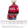 thumbnail image 5 of Suéter navideño suéter suave con estampado de alces cómodo holgado con cuello redondo para el hogar y el festival ANGGREK  Otros, 5 of 5