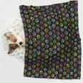thumbnail image 6 of Sigee Colorful Paw for Pet Blanket for Dog Cat Puppy Blanket Cat Blankets for Small and Medium Pets-Small, 6 of 8