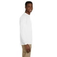 thumbnail image 4 of GILDAN G241 ADULT ULTRA COTTON 6 OZ. LONG-SLEEVE POCKET T-SHIRT, White, S, 4 of 4