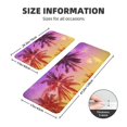thumbnail image 2 of Bingfone 2 Pcs Kitchen Rugs and Mats,Cushioned Anti-Fatigue Floor Mat,PVC Non-Slip Kitchen Rug Set for Kitchen,Laundry Room,Sink 17"x47"+17"x29" - Palm Trees at Sunset, 2 of 6