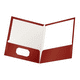 thumbnail image 1 of Fólder Laminado Oxford, Tamaño Carta, Color Carmesí, 25 Piezas, 1 of 3