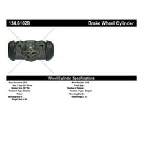 Centric Parts 134.61028 Drum Brake Wheel Cylinder Fits select: 1980-1983 FORD F150, 1980-1983 FORD F100