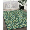 thumbnail image 3 of Ahgly Company Machine Washable Indoor Rectangle Transitional Green Area Rugs, 8' x 12', 3 of 7