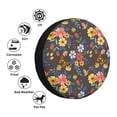 thumbnail image 4 of Kdxio Spare Tire Cover for RV Trailer, Waterproof Wheel Cover,Camper Spare Tire Cover Fit for Rv SUV Truck Travel Trailer 17 inch-Colorful Flowers with Butterfly, 4 of 8