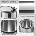 thumbnail image 3 of 12Pc Metal Paint Cans 0.5L Empty Unlined Paint Cans Metal Paint Pails, 3 of 5