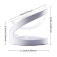 thumbnail image 2 of Cuenco Transparente Para Gatos Con Boca Oblicua, Cuenco Separado Antideslizante Para Gatos, Cuenco Para Mascotas Con Protección Para El Cuello, Cuenco Para Mascotas Con Diseño Dividido Para El Hogar seitruly PT001389-00, 2 of 7