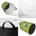 thumbnail image 4 of Daiia Cartoon Frog Round Laundry Basket with Handles Thickened Waterproof Circular hamper,Dirty Clothes Storage Basket for Bedroom,Bathroom,College Dorm-Small, 4 of 8