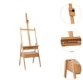 thumbnail image 6 of yotijay Display Art Easel Wooden H Frame Easel Stand for Acrylic Oil Painting Adults, 6 of 9