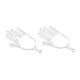 thumbnail image 3 of 2 soportes para guantes de golf, secador profesional, gancho de mantenimiento. Blanco, 3 of 9