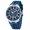 B, variant on Men's Quartz Watch, Silicone Strap Waterproof Sports Watch with Large Dial, Multi Sub-Dial Design and Date Display, Analog Wristwatch for Casual Outdoor Wear, Birthday Gift for Men