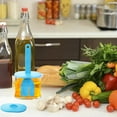thumbnail image 4 of Uioepy Liquidation The Oil Pot Is Blue Household Barbecue Grill Pan Oil Pot Oil Brush Dual Use Baking Brush Storage Kitchen Accessories Oil Bottle Kitchen Fat Bottle, 4 of 4