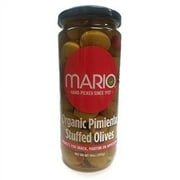 Mario Camacho Foods Stuffed Olives, Bleu Organic Cheese, 10 Fluid Ounce, Organic With Stuffed Pimiento