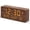 Brown (Plug-in), variant on Wooden Digital Alarm Clocks for Bedrooms - Living Room Desk Clock with Date and Day of Week, Temperature, USB Port, Dimmer Wheel, Adjustable Volume, Auto DST, Wood Decor for Office Table