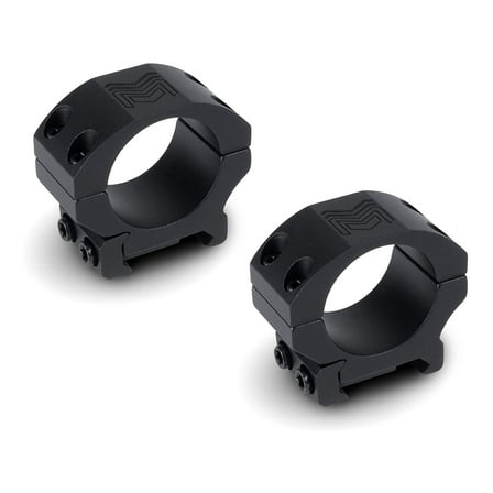 Monstrum 1 inch Precision Picatinny V2 Scope Rings, Black, .85 in