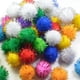 thumbnail image 5 of 50 Pompones de 3 Cm, Colores , Pompones Artesanales, para, 5 of 9
