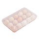 thumbnail image 5 of TQEHS Caja de almacenamiento de huevos Contenedores de almacenamiento de plástico con tapa Porta huevos portátil I3I8, 5 of 5