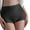 Black, variant on Wovix Womens Underwear Tummy Control High Waisted Soft Breathable Full Coverage Panties Comfy Daily Beige L