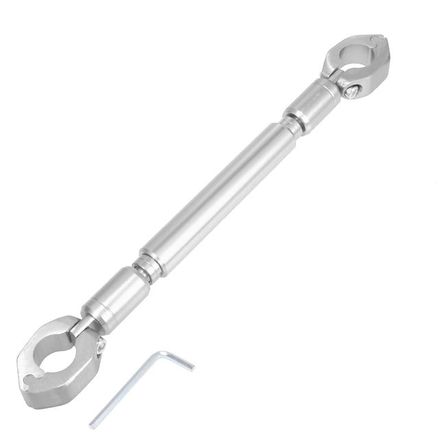 1 Juego Universal 22mm Aluminio Aleación Plata Tono Unique Bargains Moto Equilibrio Barra