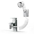 thumbnail image 4 of Faucet External Shower Set Including Diverter & Holder Rack & Retractable Hose, 4 of 5