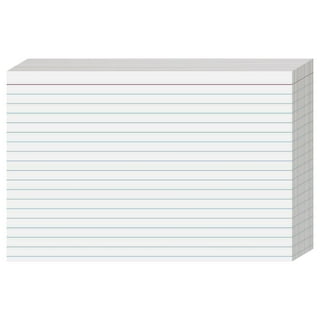 Oxford Ruled Index Cards, 4 x 6, White, 100-Pack 