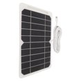 thumbnail image 1 of Cargador de panel solar, panel solar eficiente de 5w5v portátil con salida tipo c para timbre, 1 of 7